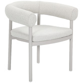 Temple &amp; Webster Palmira Boucle Outdoor Dining Chairs
