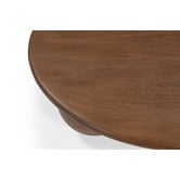 Temple &amp; Webster Hendry Round Mango Wood Coffee Table