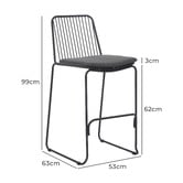 Temple &amp; Webster 65cm Nadi Bar Stools
