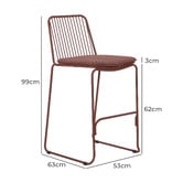 Temple &amp; Webster 65cm Nadi Bar Stools