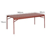 Temple &amp; Webster 4 Seater Otti Steel Outdoor Dining Set