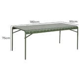 Temple &amp; Webster 4 Seater Otti Steel Outdoor Dining Set