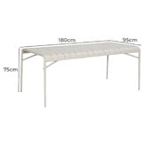 Temple &amp; Webster 4 Seater Otti Steel Outdoor Dining Set