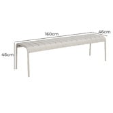 Temple &amp; Webster 4 Seater Otti Steel Outdoor Dining Set