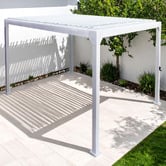 Temple &amp; Webster Arki Louvred Steel &amp; Aluminium Gazebo