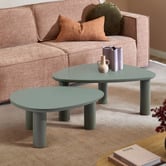 Temple &amp; Webster 2 Piece Nolan Nesting Coffee Table Set