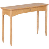 Temple &amp; Webster Willa 1 Drawer Ash Wood Console Table