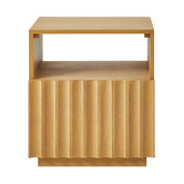 Temple &amp; Webster Mia Mango Wood Bedside Table
