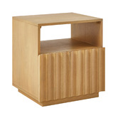Temple &amp; Webster Mia Mango Wood Bedside Table