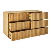 Temple &amp; Webster Mia Mango Wood 6 Drawer Chest