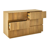 Temple &amp; Webster Mia Mango Wood 6 Drawer Chest