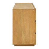 Temple &amp; Webster Mia Mango Wood 6 Drawer Chest
