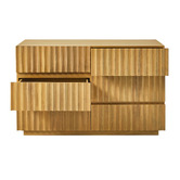 Temple &amp; Webster Mia Mango Wood 6 Drawer Chest