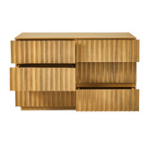 Temple &amp; Webster Mia Mango Wood 6 Drawer Chest