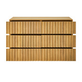 Temple &amp; Webster Mia Mango Wood 6 Drawer Chest