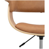 Temple &amp; Webster Bennett Faux Leather Office Chair