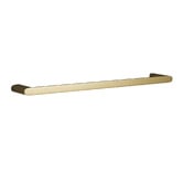Temple &amp; Webster Clovelly 750mm Antique Brass Double Towel Rail