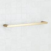 Temple &amp; Webster Clovelly 750mm Brushed Gold Double Towel Rail