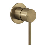 Temple &amp; Webster Clovelly Antique Brass Shower/Bath Wall Mixer