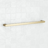 Temple &amp; Webster Clovelly 750mm Brushed Gold Single Towel Rail
