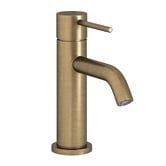 Temple &amp; Webster Clovelly Antique Brass Curved Basin Mixer