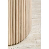 Temple &amp; Webster Como Eucalyptus Wood Outdoor Side Table