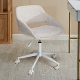 Temple &amp; Webster Emilia Boucle Office Chair