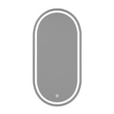 Temple &amp; Webster Soho 450mm Pill LED Mirrored Shaving Cabinet