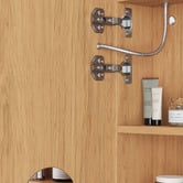 Temple &amp; Webster Soho 450mm Rectangular LED Mirrored Shaving Cabinet