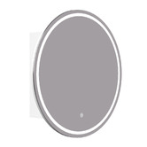 Temple &amp; Webster Soho 800mm Round LED Mirrored Shaving Cabinet
