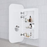 Temple &amp; Webster Soho 450mm Rectangular LED Mirrored Shaving Cabinet
