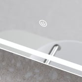 Temple &amp; Webster Soho 450mm Rectangular LED Mirrored Shaving Cabinet