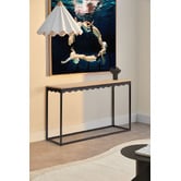Temple &amp; Webster Bonnie Wavy Console Table
