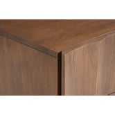 Temple &amp; Webster Hendry Mango Wood Bedside Table