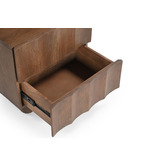 Temple &amp; Webster Hendry Mango Wood Bedside Table
