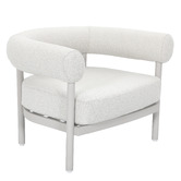 Temple &amp; Webster Palmira Boucl&eacute; Outdoor Armchair