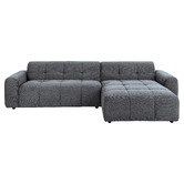 Temple &amp; Webster Quinn 4 Seater Upholstered Sofa with Reversible Chaise