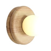 Temple &amp; Webster Fowler Rubberwood Wall Light