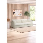 Temple &amp; Webster Softy 4 Seater Premium Slipcover Sofa