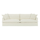 Temple &amp; Webster Softy 4 Seater Premium Slipcover Sofa