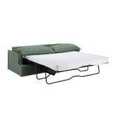 Temple &amp; Webster Softy Premium 3 Seater Queen Slipcover Sofa Bed