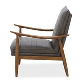Temple &amp; Webster Aldric Genuine Leather Armchair