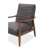 Temple &amp; Webster Aldric Genuine Leather Armchair