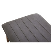 Temple &amp; Webster Aldric Genuine Leather Ottoman