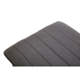 Temple &amp; Webster Aldric Genuine Leather Ottoman