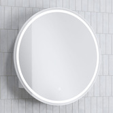 Temple &amp; Webster Soho 800mm Round LED Mirrored Shaving Cabinet
