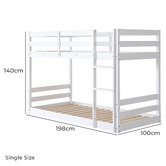 Temple &amp; Webster Juniper Lowline Bunk Bed
