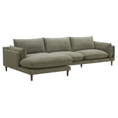 Temple &amp; Webster Terry 4 Seater Sofa with Chaise