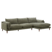 Temple &amp; Webster Terry 3 Seater Sofa with Chaise