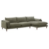 Temple &amp; Webster Terry 4 Seater Sofa with Chaise